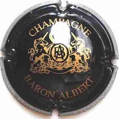 N°24a Noir et Or vif, avec inscription, initiales noires sur fond or, avec Baron Albert
Photo BERCE LUC
