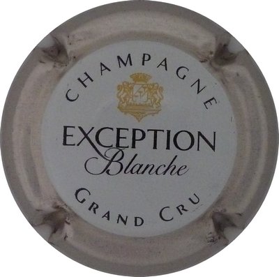 N°15a EXCEPTION Blanche, contour gris-argenté
Photo Champ'Alsacollection
