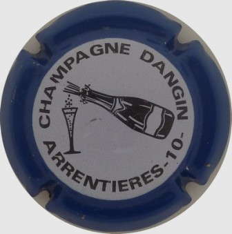 N°10 série  de 6 (bouteille+flà»te), contour bleu
Photo Champ'Alsacollection
