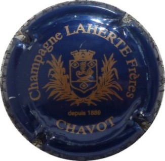N°09b Bleu métallisé et or pâle (croix et non 2 fleurs)
Photo Champ'Alsacollection 
