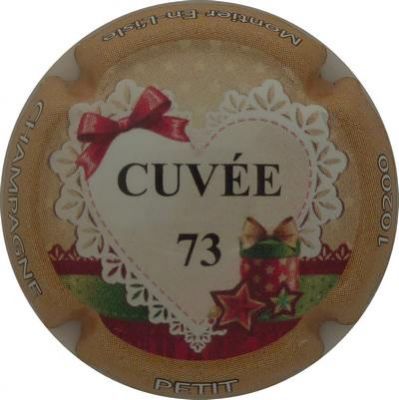 N°23 série de 6 (Cuvée 73), contour crème
Photo Champ'Alsacollection
