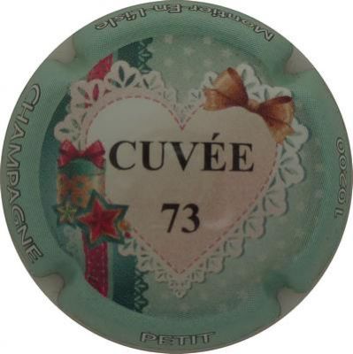 N°23 série de 6 (Cuvée 73), contour bleu
Photo Champ'Alsacollection
