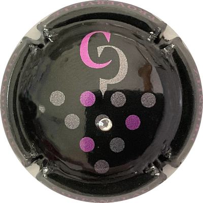 N°01c Noir, contour Fuchsia, avec strass
Photo Bruno HEBMANN GONTIER
