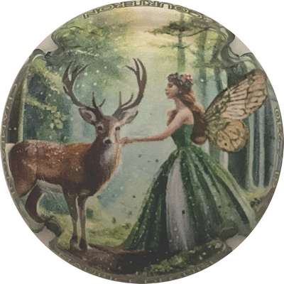 N°115d Fée verte et cerf 
Photo Bruno HEBMANN GONTIER
