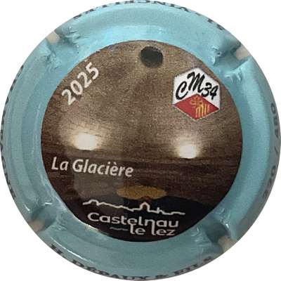 N°15l Castelnau-le-lez, la glaciere 2025, contour bleu ciel, 480 expl
Photo Bruno HEBMANN GONTIER
