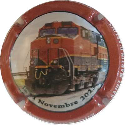 N°33g Série locomotives, 11 Novembre 2023, contour brique
Photo Christophe LELU
