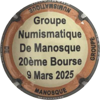 N°NR Manosque, 20ème bourse, 120 expl
Photo Bruno HEBMANN GONTIER
Mots-clés: NR