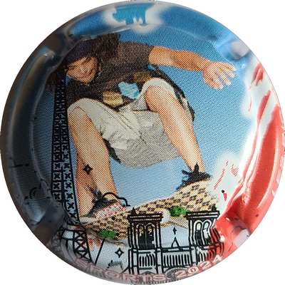 N°70u Série de 38 (sports 2024) 22 sur 38, skateboard
Photo Joëlle MENNERET
