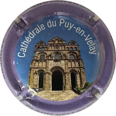 N°25f Cathédrale du puy en velay, contour violet, 1000 expl
Photo Bruno HEBMANN GONTIER
