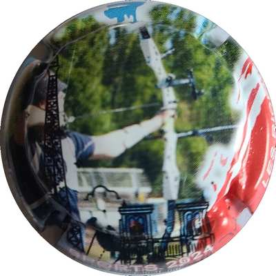 N°70zh Série de 38 (sports 2024) 35 sur 38, tir à l'arc
Photo Joëlle MENNERET
