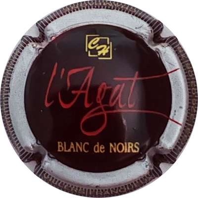 N°65 L'Agat, Blanc de noirs, contour noir, striée
Photo Christophe LELU
