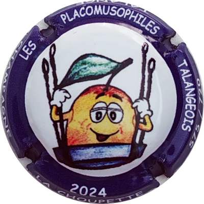 N° Les placomusophiles Talangeois 2024, contour violet, 720 expl
Photo Christophe LELU
Mots-clés: NR