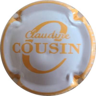 N°13i Blanc et orange pâle, contour orange pâle
Photo Joëlle MENNERET
