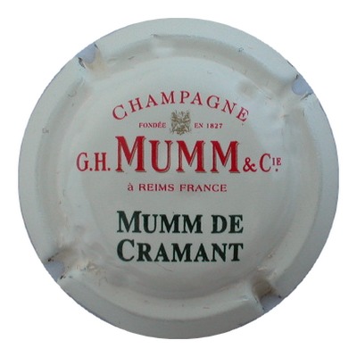 N°126 Mumm de cramant, 32mm
Photo GOURAUD Jacques
