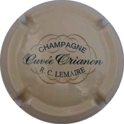 N°01 Cuvée Trianon, crème
Photo GOURAUD Jacques
