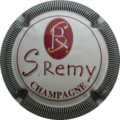 N°01 Série de 8, S.Rémy, blanc, striée, petites initiales
Photo GOURAUD Jacques
