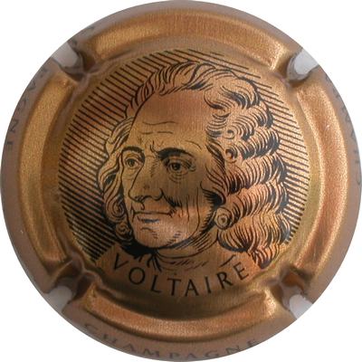 N°0716d Voltaire, fond or 
Photo GOURAUD Jacques
