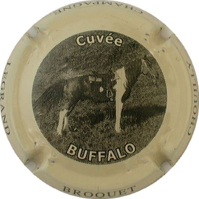 N°04a Série de 6 (Buffalo), contour crème, fond noir
Photo GOURAUD Jacques
