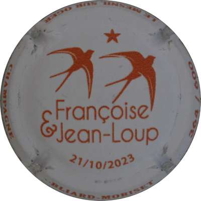 N°NR Françoise et Jean Loup, 21-10-2023, 600 expl
Photo Jacques GOURAUD
