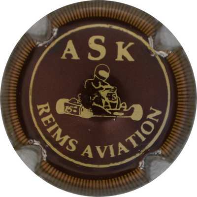 NR ASK REims aviation, Marron et or, striée
Photo Jacques GOURAUD
