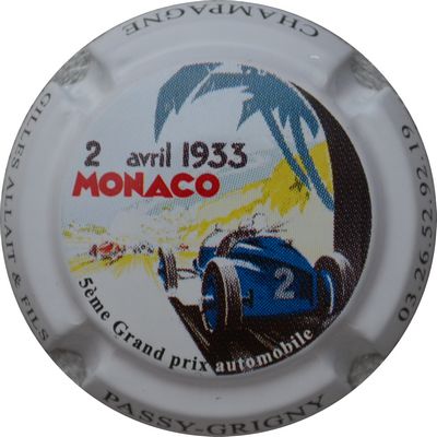 N°03 Série de 8 (GP Monaco), 1933
Photo GOURAUD Jacques
