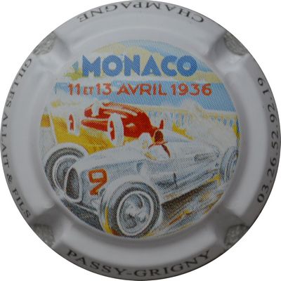 N°03 Série de 8 (GP Monaco), 1936
Photo GOURAUD Jacques
