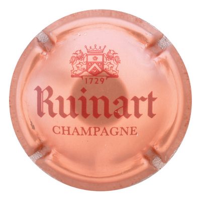 N°63a Rosé et marron, diamètre 32mm, champagne sous ruinart
Photo GOURAUD Jacques
