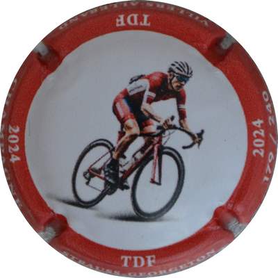 N°73 TDF 2024, contour rouge, 240 expl
Photo Jacques GOURAUD
