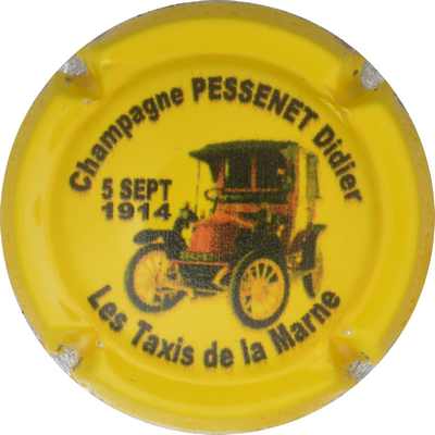 N°29 Série de 3, Taxis de la Marne, fond jaune
Photo GOURAUD Jacques
