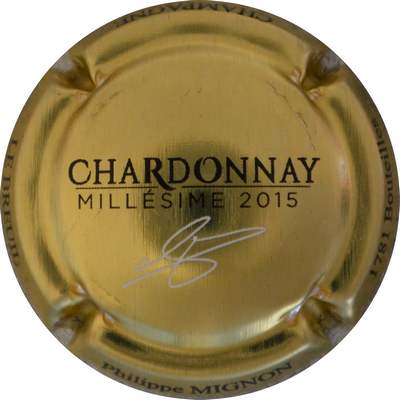 N°127 Chardonnay, millésime 2015
Photo Jacques GOURAUD
