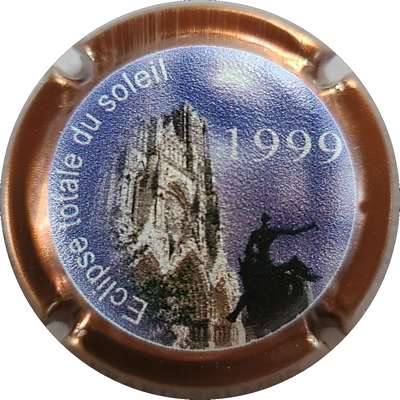 N°15 Eclispse total du soleil, contour bronze
Photo Joëlle MENNERET
