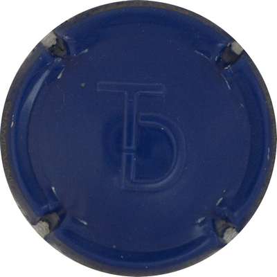 N°18f Estampée, bleu, écriture or sur contour
Photo Jacques GOURAUD
