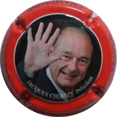 N°200b Jacques Chirac, contour rouge
Photo Vincent LOUVET
