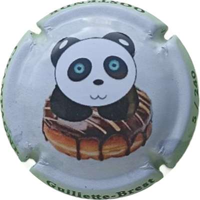 N°240b Fond blanc cassé, contour vert pomme
Photo Jacky MICHEL
