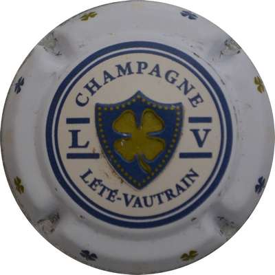 N°27b Estampée, blanc et bleu
