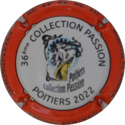 N°030a Placomusophiles du Poitou, poitier 2022, contour rouge, 360 expl
Photo Jacques GOURAUD
