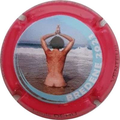 N°323d Bredene 2023, Nudiste, contour rouge
Photo France Marie
