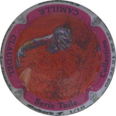 N°44g Série toile Camille Claudel, cercle rose, 01 sur 10
Photo Jacques GOURAUD
