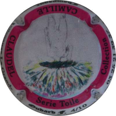 N°44g Série toile Camille Claudel, cercle rose, 08 sur 10
Photo Jacques GOURAUD
