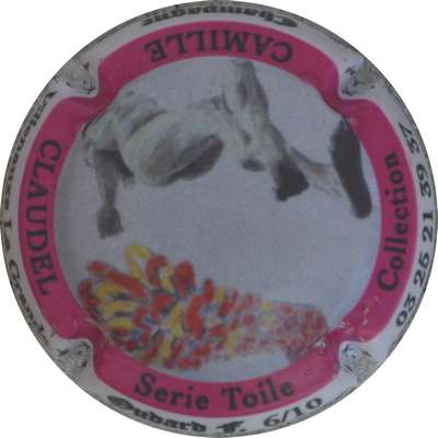 N°44g Série toile Camille Claudel, cercle rose, 06 sur 10
Photo Jacques GOURAUD
