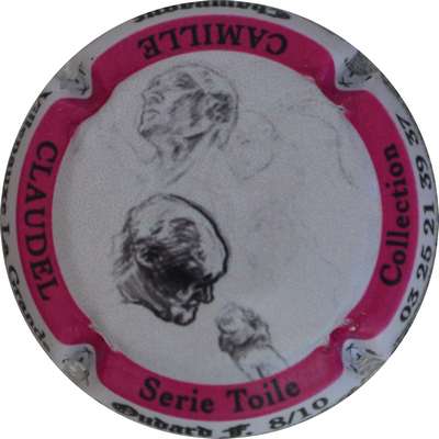 N°44g Série toile Camille Claudel, cercle rose, 08 sur 10
Photo Jacques GOURAUD
