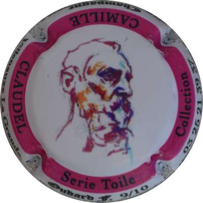 N°44g Série toile Camille Claudel, cercle rose, 09 sur 10
Photo Jacques GOURAUD
