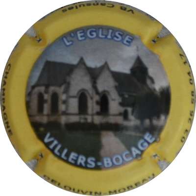 N°57d L'église, contour jaune, 810 expl 
Photo Jacques GOURAUD
