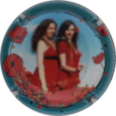 N°64f Contour bleu, femmes aux coquelicots
Photo Joëlle MENNERET
