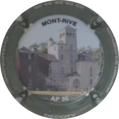 N°65a AP 35 Mont-rive, 1200 expl
Photo Jacques GOURAUD
