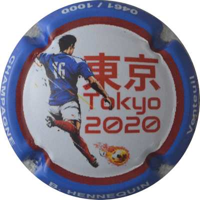 N°090a Tokyo 2020, contour bleu, numérotée sur 1000
Photo Jacques GOURAUD
