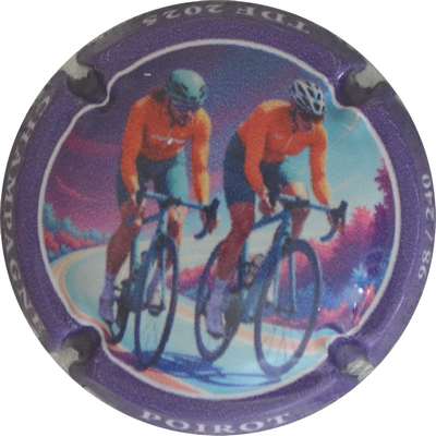 N°26a Tour de France 2025, contour violet, 240 expl
Photo Jacques GOURAUD
