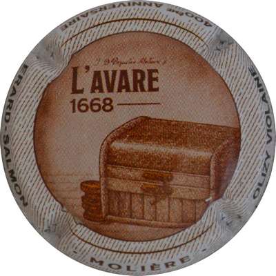 N°NR Personnalisée sur N°1271a Molière, l'Avare
Photo Jacques GOURAUD
