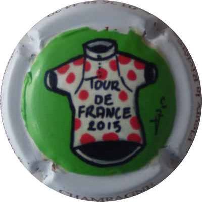 N°028a Tour de France 2015, peinte à  la main, numérotée sur 150
Photo THIERRY Jacques
