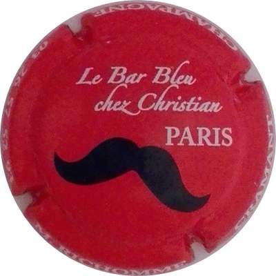 N°17b Le bar bleu, chez Christian, fond rouge
Photo Franà§oise AUGIS
